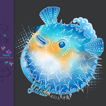 Charger l'image dans la galerie, T-shirt Fugu de Naminoué