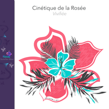 Charger l'image dans la galerie, T-shirt moulant pour femme Motif 'Cinétique de la Rosée vivifiée'