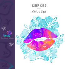 Charger l&#39;image dans la galerie, T-Shirt &#39;Deep Kiss with Yando Lips&#39;
